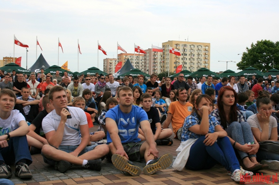 Trzeci dzie Euro 2012 w Elblskiej Strefie Kibica , fot. 3