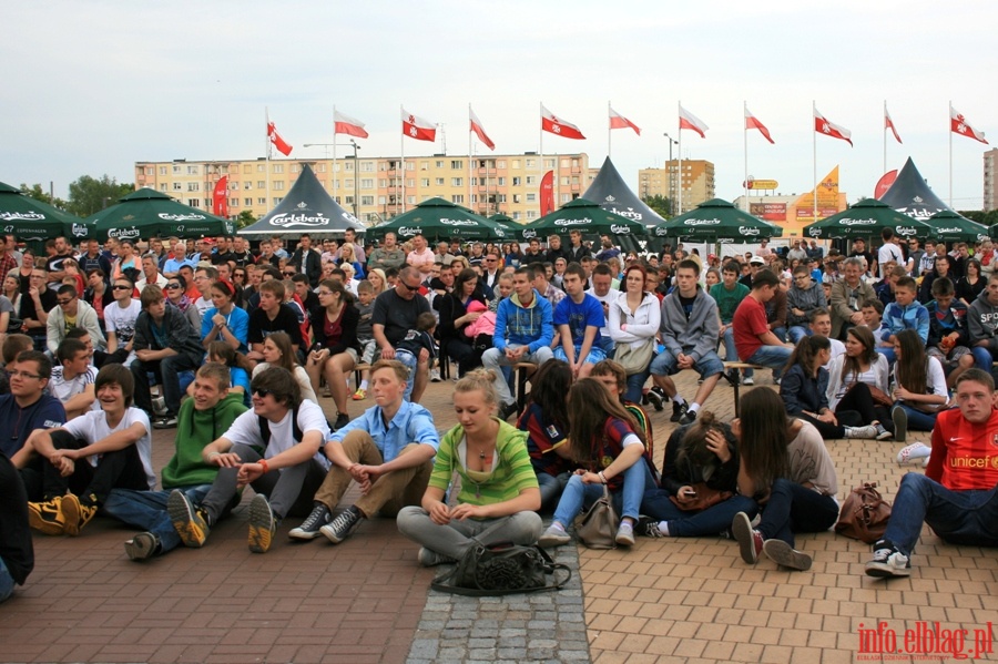 Trzeci dzie Euro 2012 w Elblskiej Strefie Kibica , fot. 5