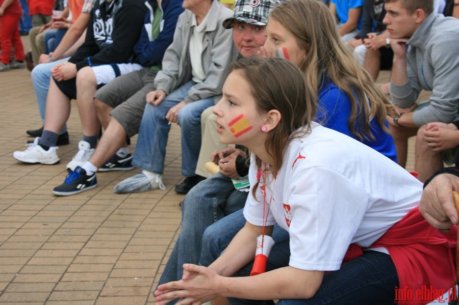 Trzeci dzie Euro 2012 w Elblskiej Strefie Kibica , fot. 9