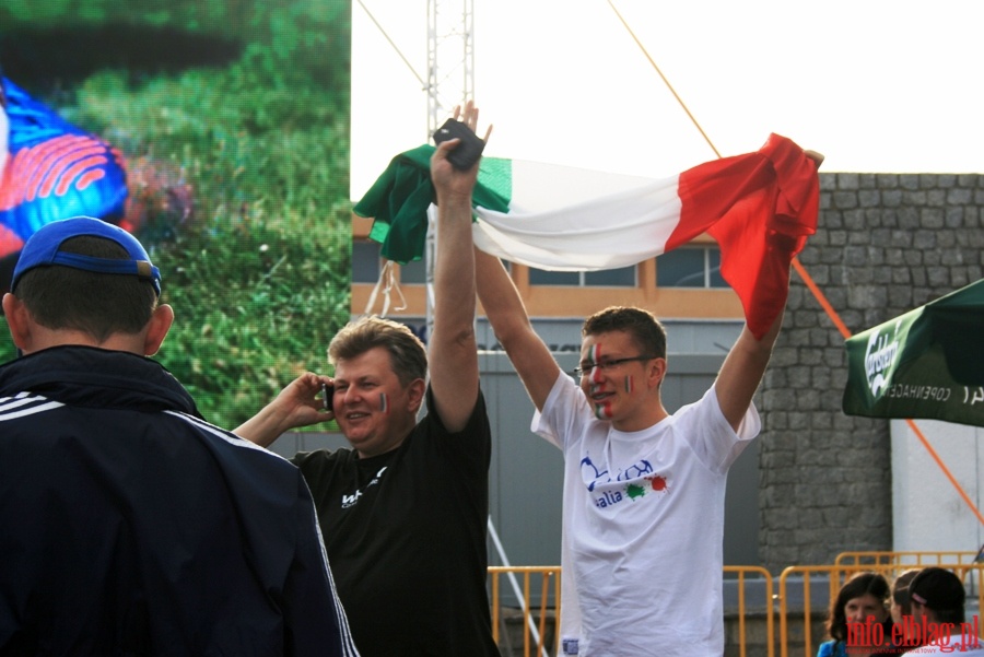 Trzeci dzie Euro 2012 w Elblskiej Strefie Kibica , fot. 14