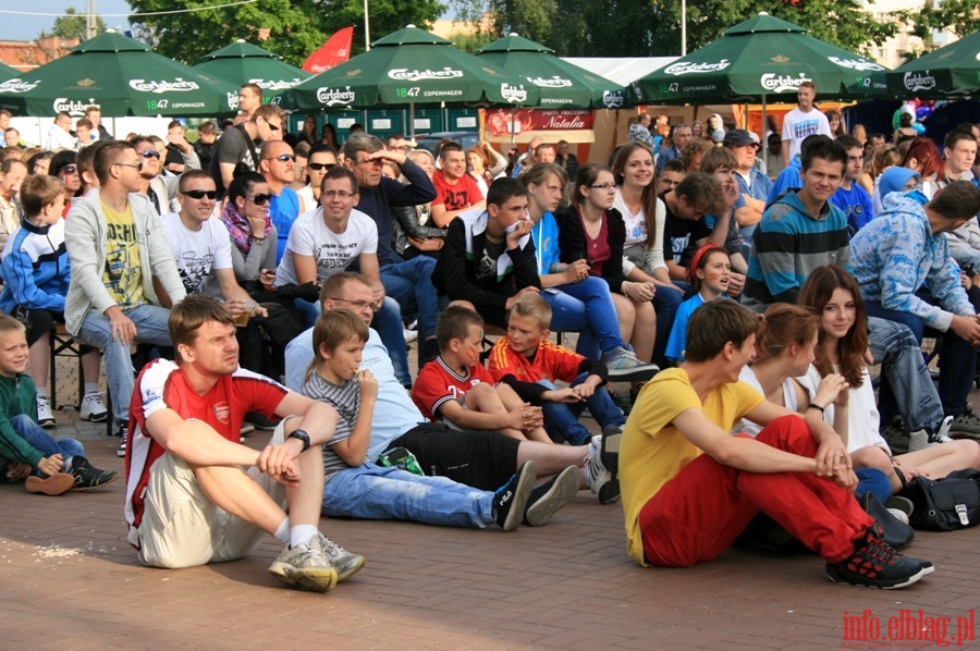 Trzeci dzie Euro 2012 w Elblskiej Strefie Kibica , fot. 20