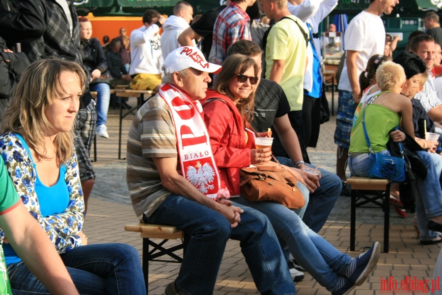 Trzeci dzie Euro 2012 w Elblskiej Strefie Kibica , fot. 21