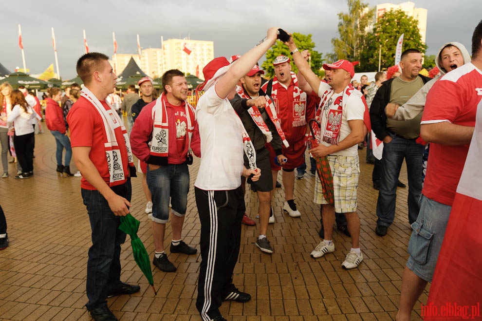 Elblska Strefa Kibica - mecz Polska - Rosja, fot. 4