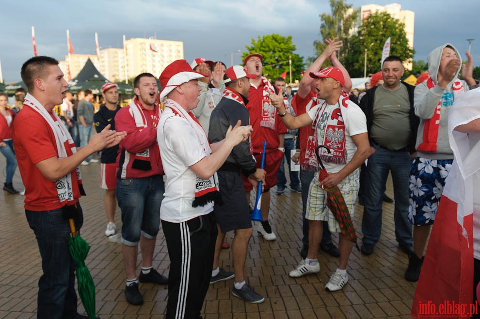 Elblska Strefa Kibica - mecz Polska - Rosja, fot. 5