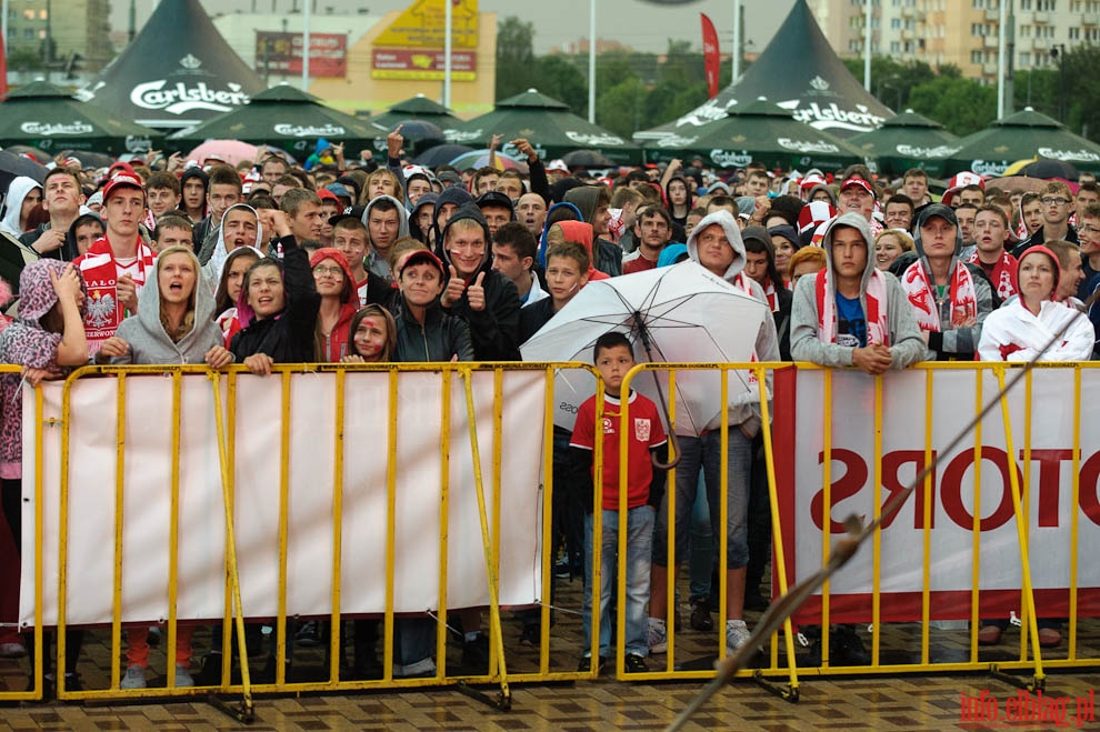 Elblska Strefa Kibica - mecz Polska - Rosja, fot. 38