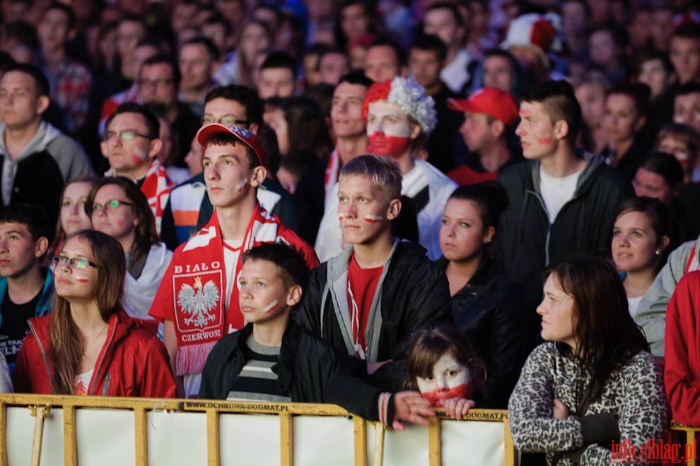 Elblska Strefa Kibica - mecz Polska - Rosja, fot. 42