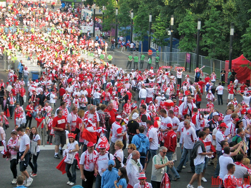 Relacja z meczu Polska - Rosja na Stadionie Narodowym, fot. 5