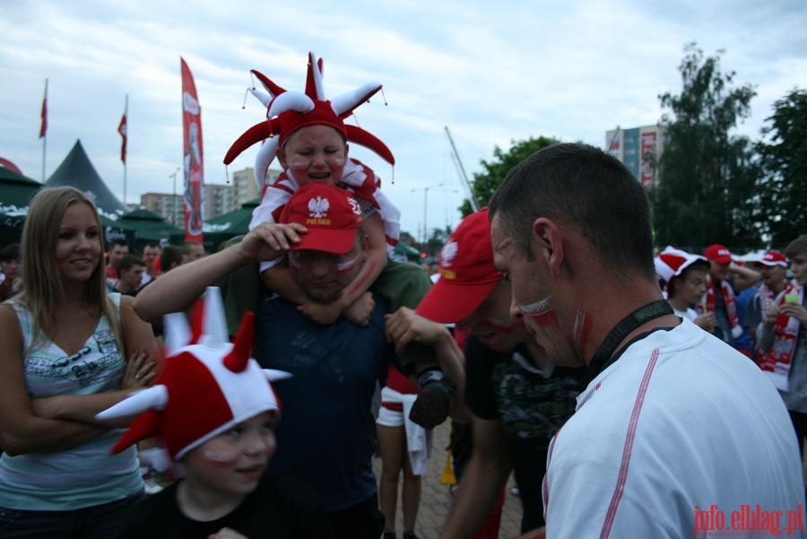 Mecz Polska-Czechy w Elblskiej Stefie Kibica (16.06.2012), fot. 2