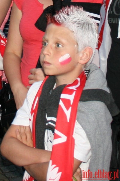 Mecz Polska-Czechy w Elblskiej Stefie Kibica (16.06.2012), fot. 5