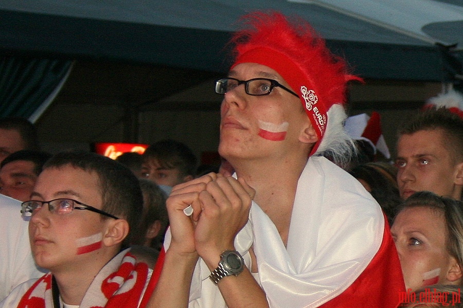 Mecz Polska-Czechy w Elbląskiej Stefie Kibica (16.06.2012), fot. 14