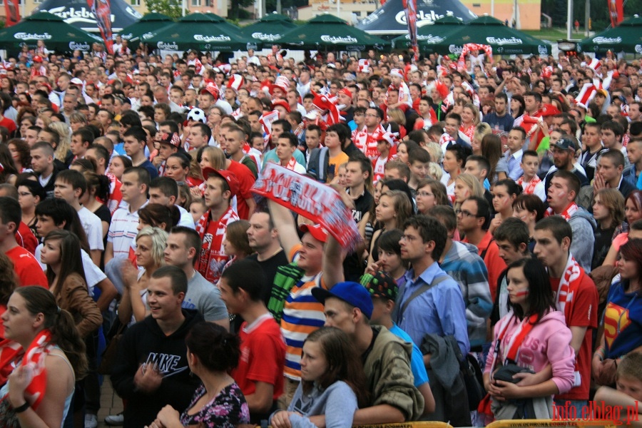 Mecz Polska-Czechy w Elblskiej Stefie Kibica (16.06.2012), fot. 20