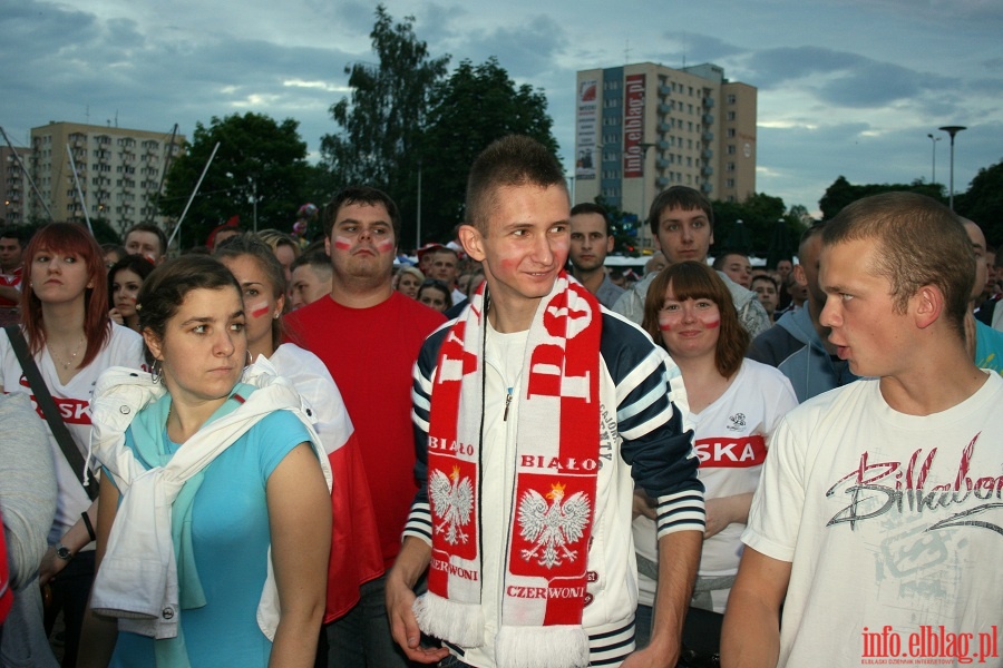 Mecz Polska-Czechy w Elblskiej Stefie Kibica (16.06.2012), fot. 30