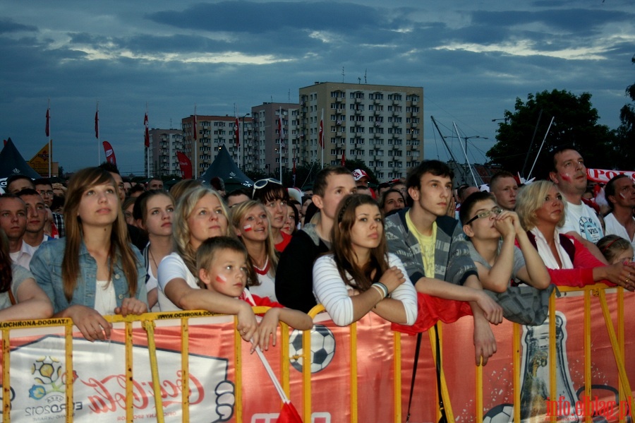 Mecz Polska-Czechy w Elblskiej Stefie Kibica (16.06.2012), fot. 31