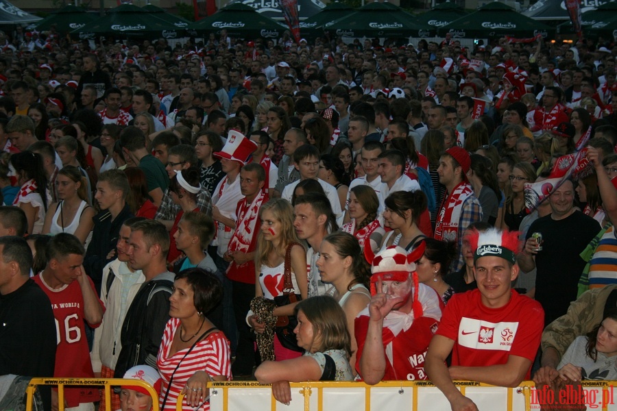 Mecz Polska-Czechy w Elblskiej Stefie Kibica (16.06.2012), fot. 34