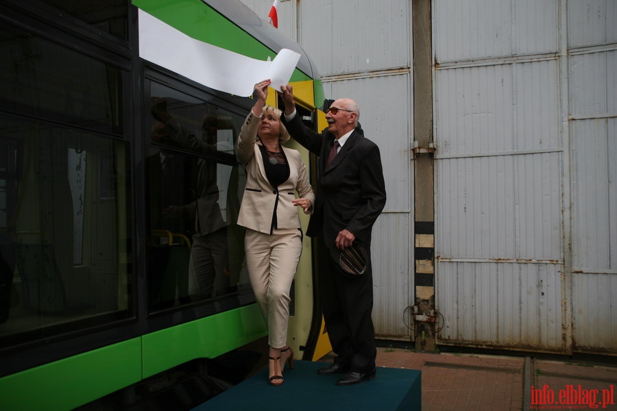 Stanisaw Wjcicki pierwszym honorwym patronem elblskiego tramwaju, fot. 5