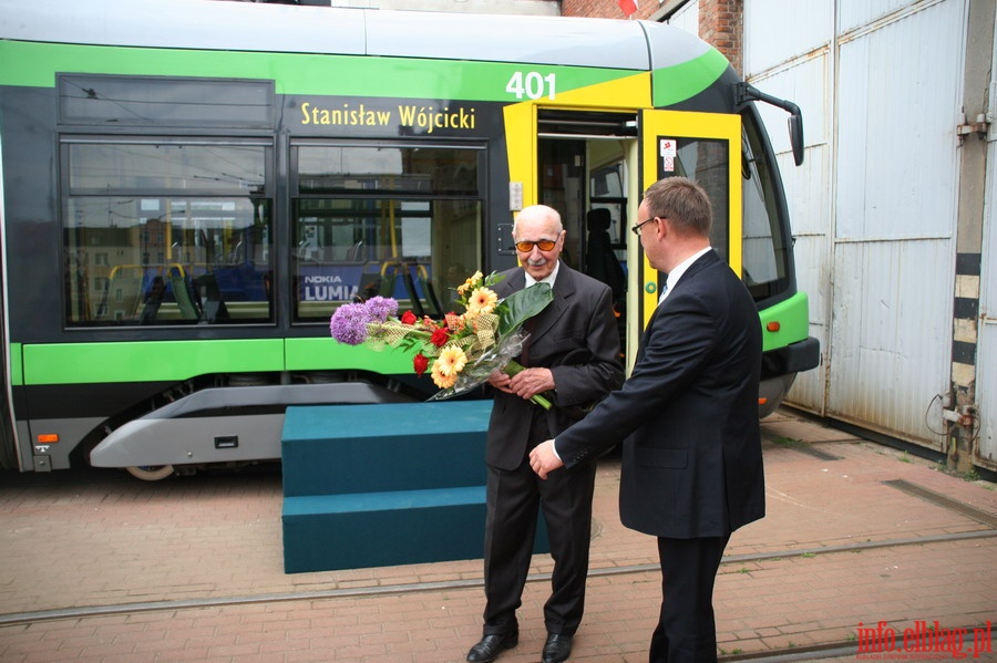 Stanisaw Wjcicki pierwszym honorwym patronem elblskiego tramwaju, fot. 13