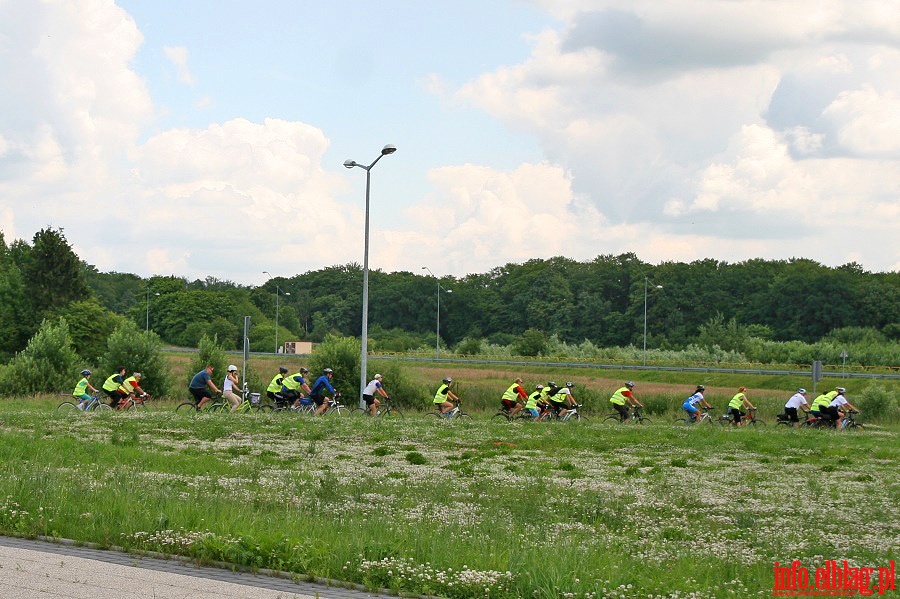 Drugi przejazd rowerowy prezydenta Grzegorza Nowaczyka i elblan, fot. 21