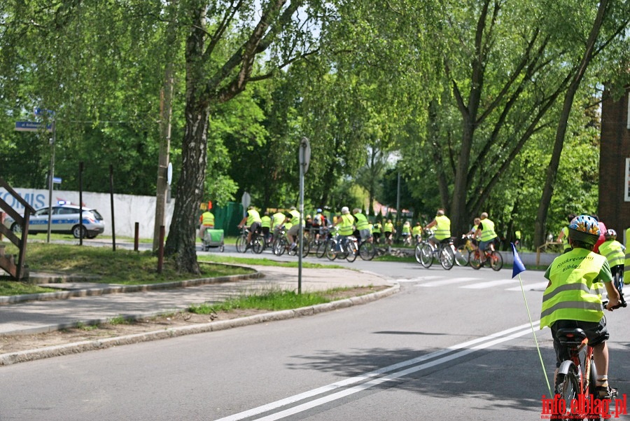 Drugi przejazd rowerowy prezydenta Grzegorza Nowaczyka i elblan, fot. 23
