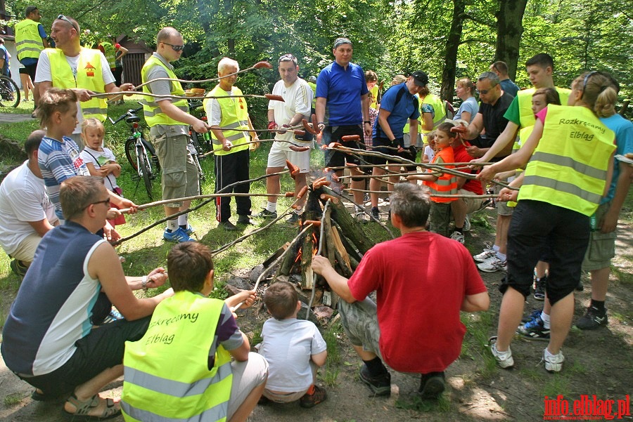 Drugi przejazd rowerowy prezydenta Grzegorza Nowaczyka i elblan, fot. 25