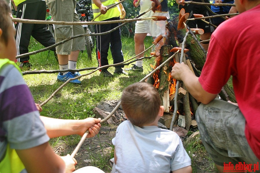 Drugi przejazd rowerowy prezydenta Grzegorza Nowaczyka i elblan, fot. 27