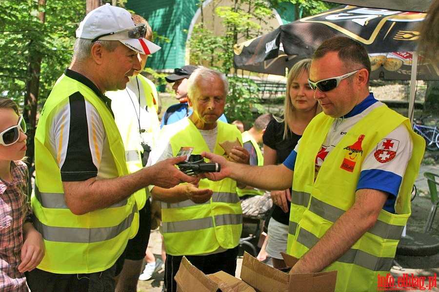 Drugi przejazd rowerowy prezydenta Grzegorza Nowaczyka i elblan, fot. 30