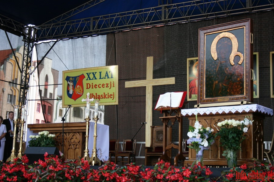 Poegnanie kopii jasnogrskiego obrazu Matki Boskiej w cudownej ikonie Nawiedzenia w Diecezji Elblskiej, fot. 20