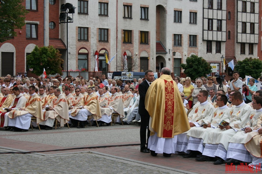 Poegnanie kopii jasnogrskiego obrazu Matki Boskiej w cudownej ikonie Nawiedzenia w Diecezji Elblskiej, fot. 38