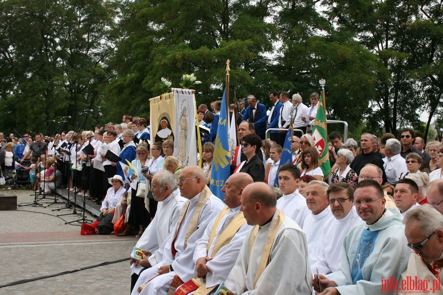 Poegnanie kopii jasnogrskiego obrazu Matki Boskiej w cudownej ikonie Nawiedzenia w Diecezji Elblskiej, fot. 40