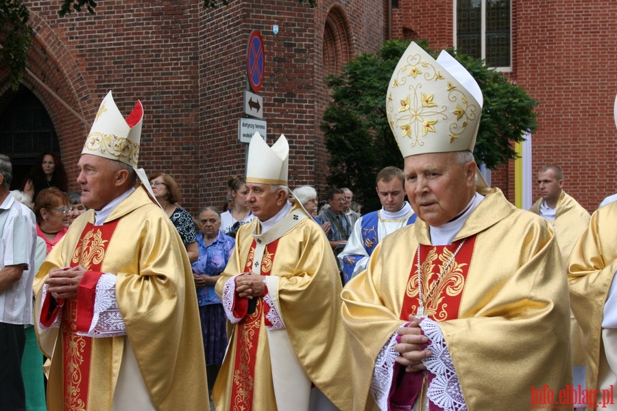 Pożegnanie kopii jasnogórskiego obrazu Matki Boskiej w cudownej ikonie Nawiedzenia w Diecezji Elbląskiej, fot. 45