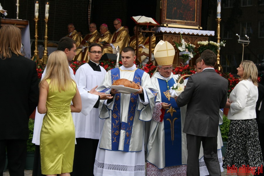 Poegnanie kopii jasnogrskiego obrazu Matki Boskiej w cudownej ikonie Nawiedzenia w Diecezji Elblskiej, fot. 52