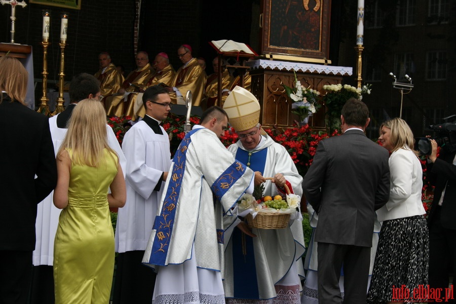 Poegnanie kopii jasnogrskiego obrazu Matki Boskiej w cudownej ikonie Nawiedzenia w Diecezji Elblskiej, fot. 53