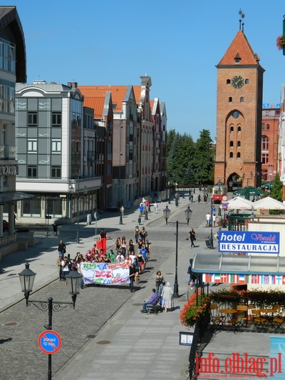 Strajk okupacyjny przed Ratuszem Staromiejskim, fot. 2