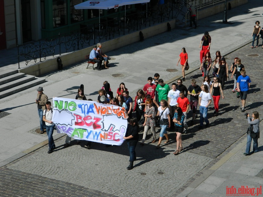 Strajk okupacyjny przed Ratuszem Staromiejskim, fot. 3