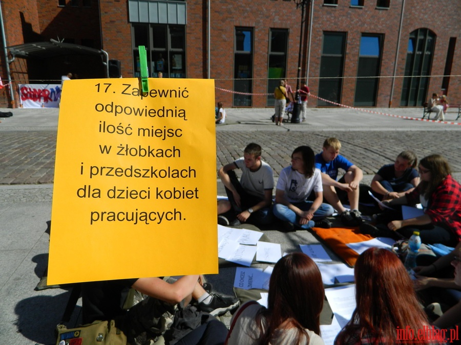Strajk okupacyjny przed Ratuszem Staromiejskim, fot. 33