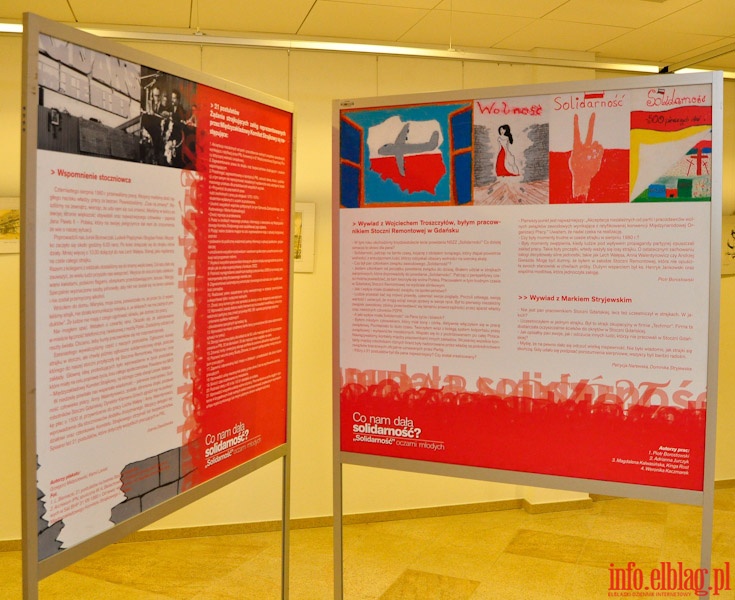 Odsonicie przez Lecha Was tablicy pamitkowej, na budynku Regionu Elblskiej Solidarnoci, fot. 31