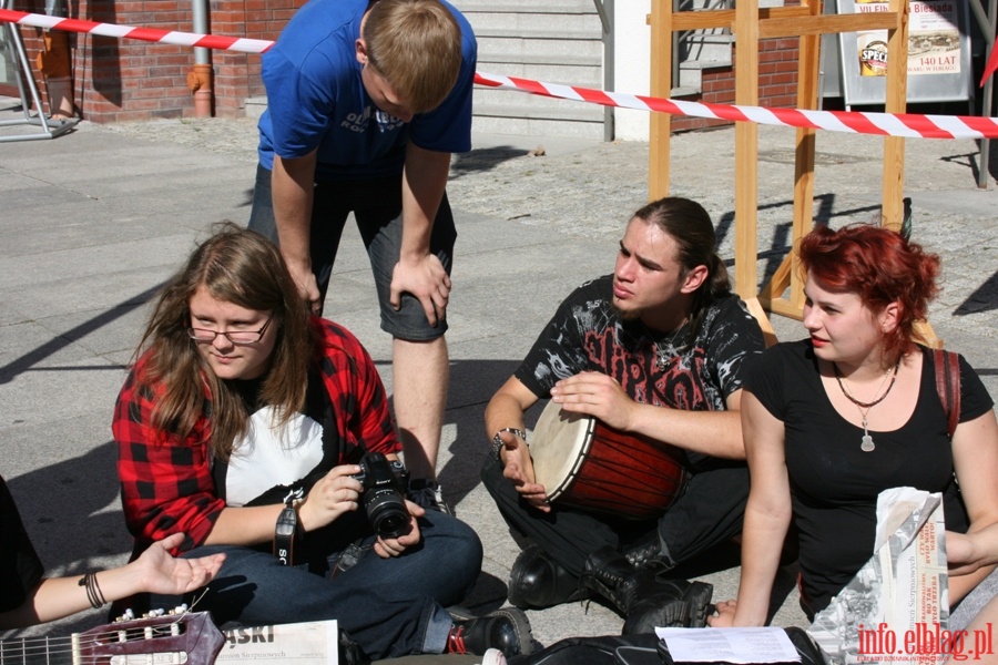 Strajk okupacyjny elblskiego ratusza , fot. 7