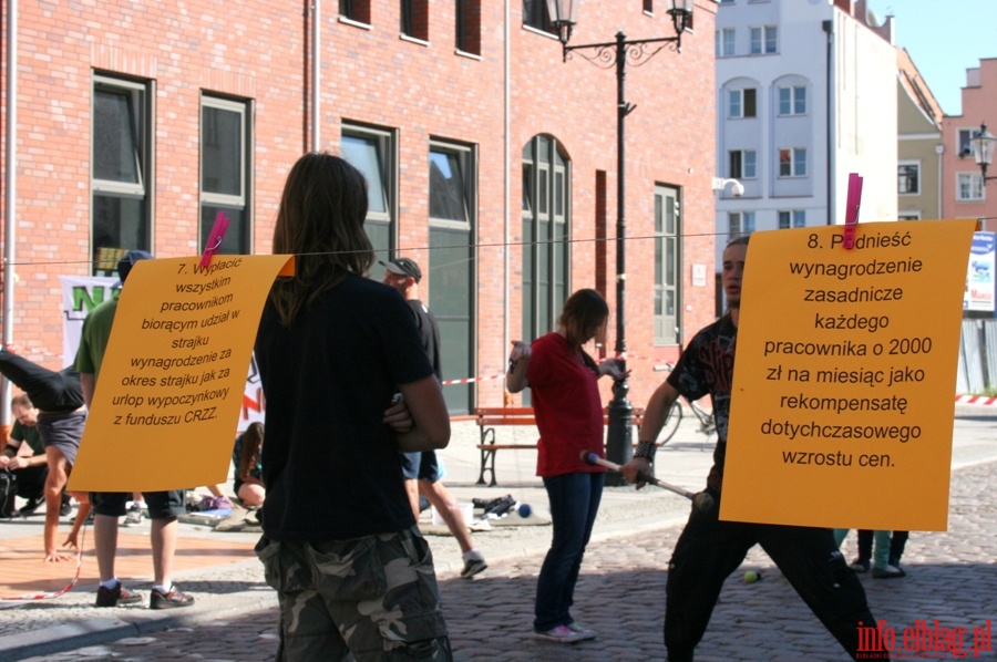 Strajk okupacyjny elblskiego ratusza , fot. 15