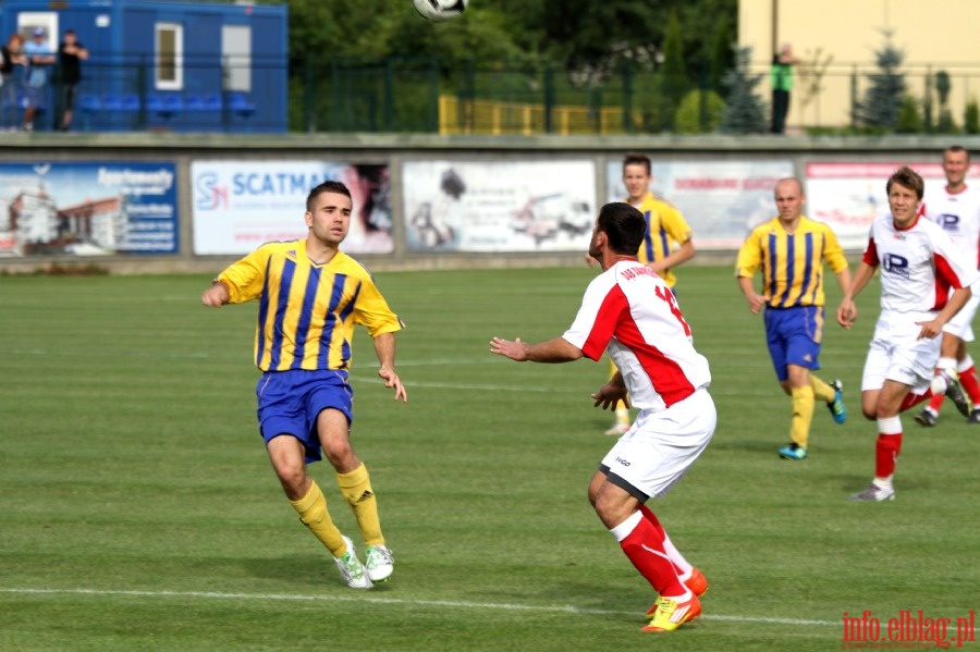 III liga: Olimpia 2004 Elblg - Db Dbrowa Biaostocka 2:1, fot. 1