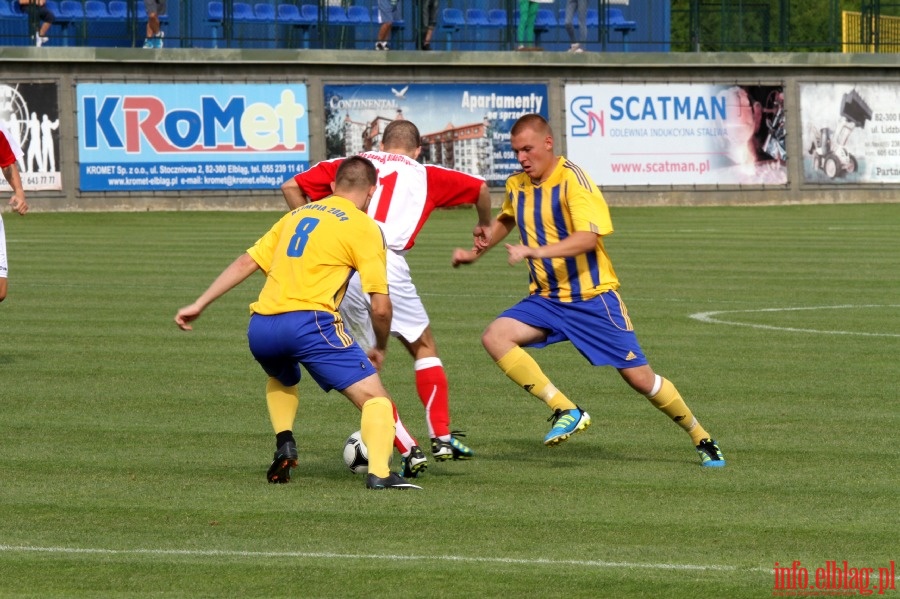 III liga: Olimpia 2004 Elblg - Db Dbrowa Biaostocka 2:1, fot. 5