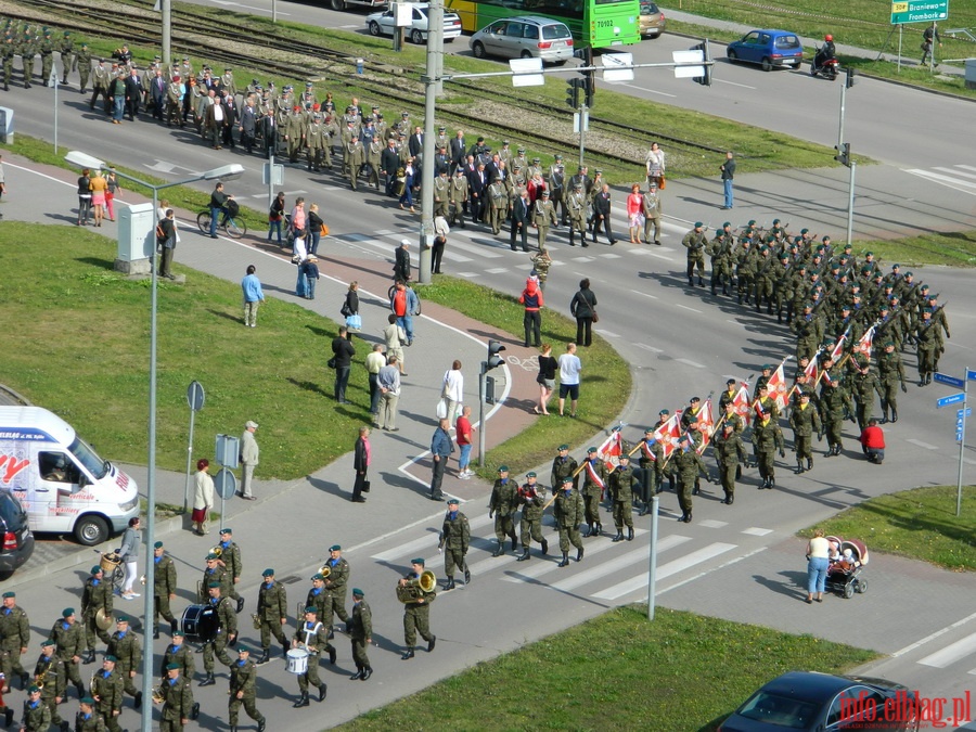 93 urodziny 16 Pomorskiej Dywizji Zmechanizowanej w Elblgu, fot. 1