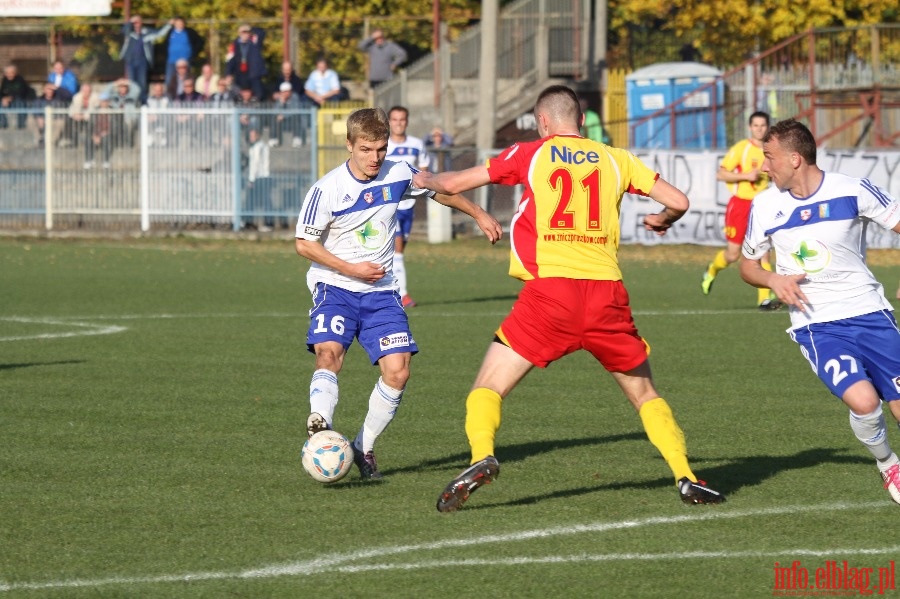 II liga: Olimpia Elbląg - Znicz Pruszków 0:1, fot. 9