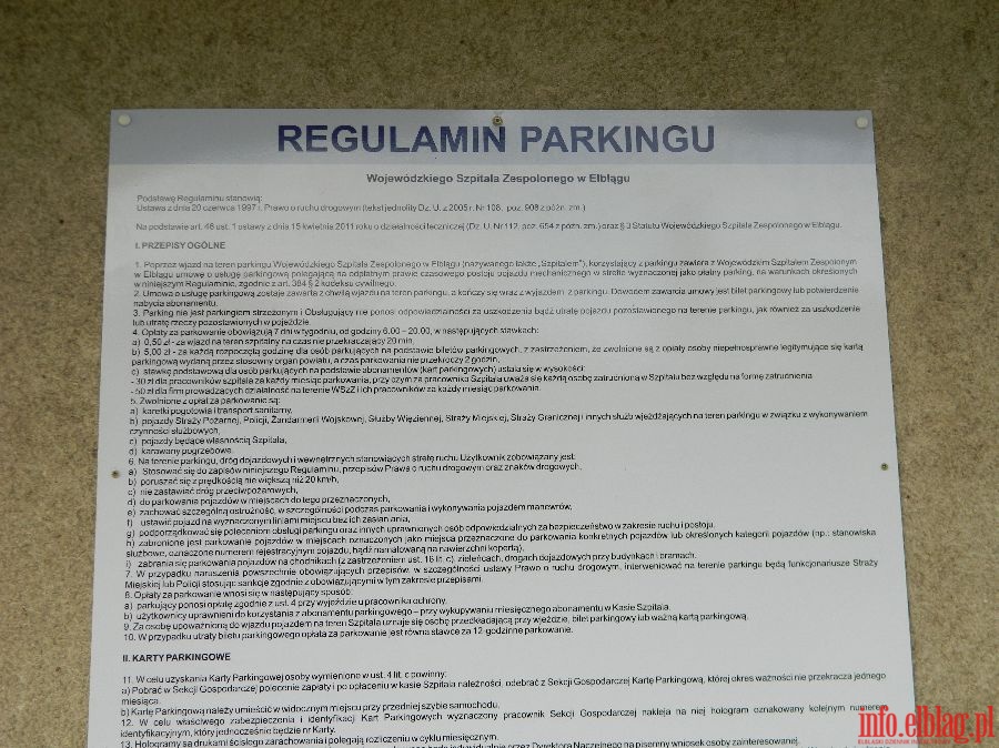 Płatny parking przy Szpitalu Wojewódzkim, fot. 14
