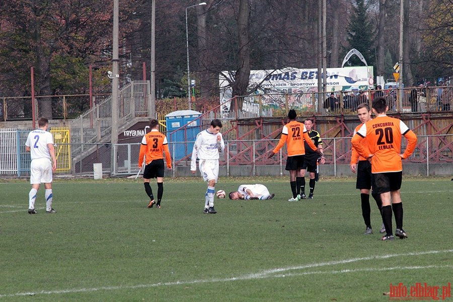 Mecz Concordia Elblg - Puszcza Niepoomice 0:2, fot. 13