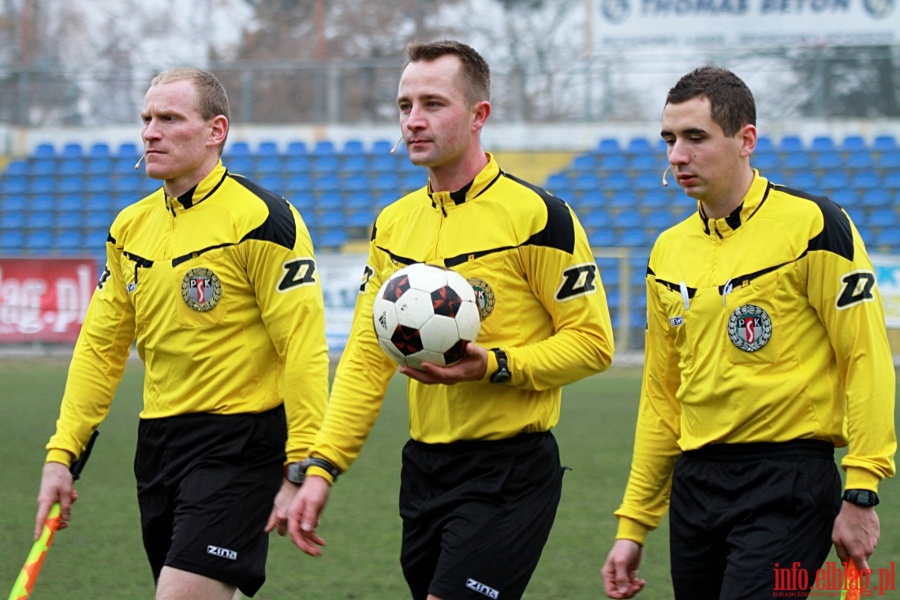 II liga: Olimpia Elblg - Pelikan owicz 1:1, fot. 1