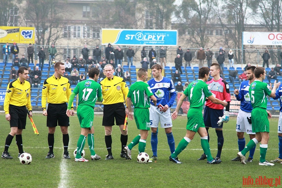 II liga: Olimpia Elblg - Pelikan owicz 1:1, fot. 5