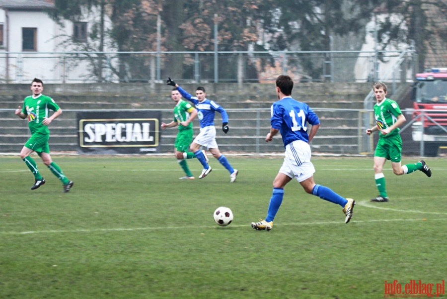 II liga: Olimpia Elblg - Pelikan owicz 1:1, fot. 12