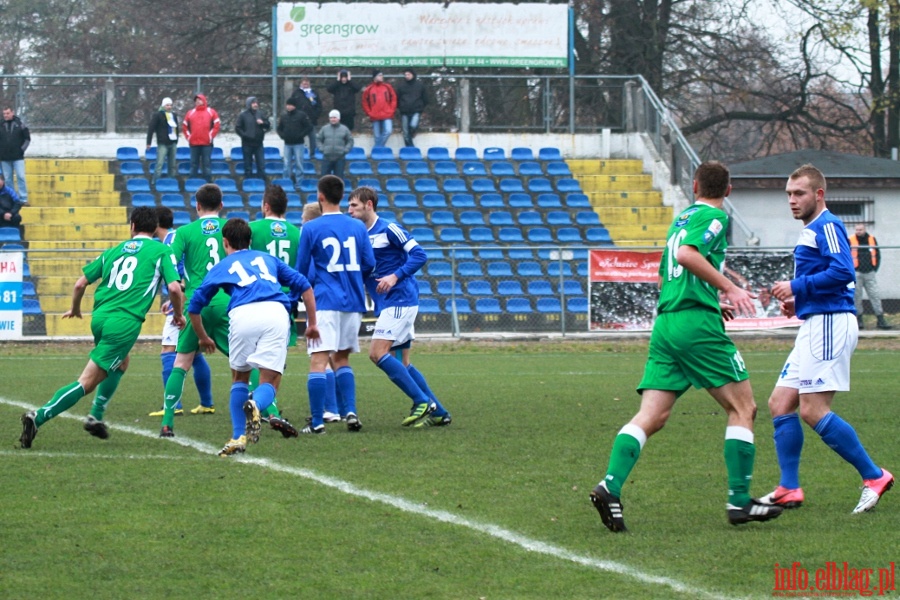 II liga: Olimpia Elblg - Pelikan owicz 1:1, fot. 13