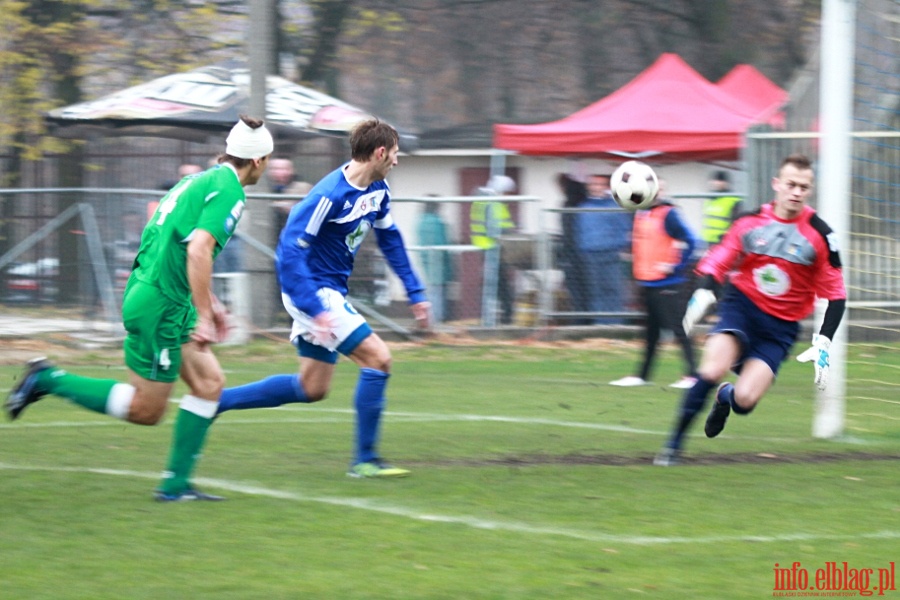 II liga: Olimpia Elblg - Pelikan owicz 1:1, fot. 18