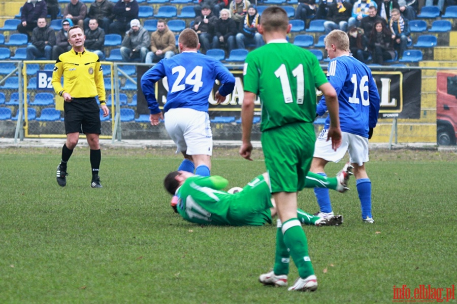 II liga: Olimpia Elblg - Pelikan owicz 1:1, fot. 25