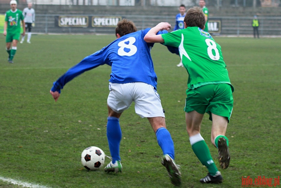 II liga: Olimpia Elblg - Pelikan owicz 1:1, fot. 26